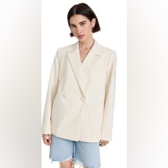 Good American oversized woven blazer. - Picture 7 of 8